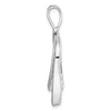 Gold Polished Diamond Slide Pendant