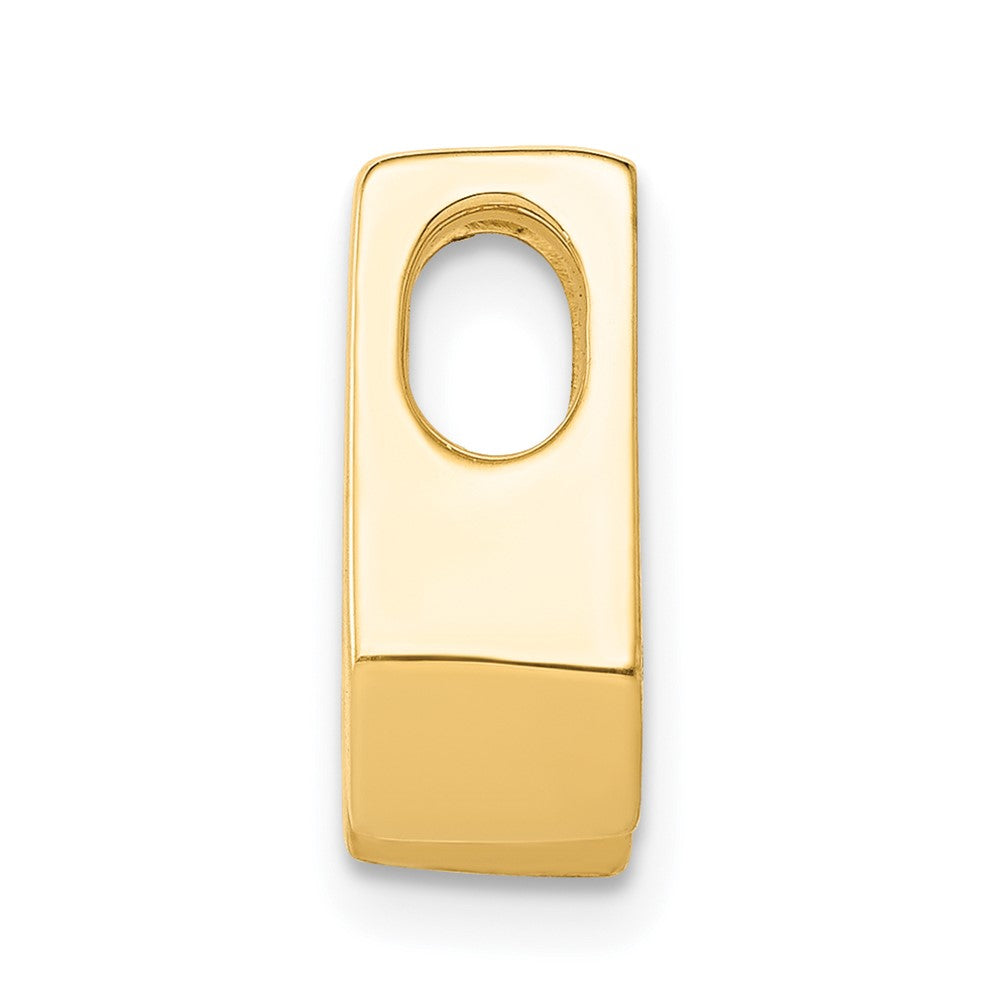 Gold Polished Diamond Slide Pendants