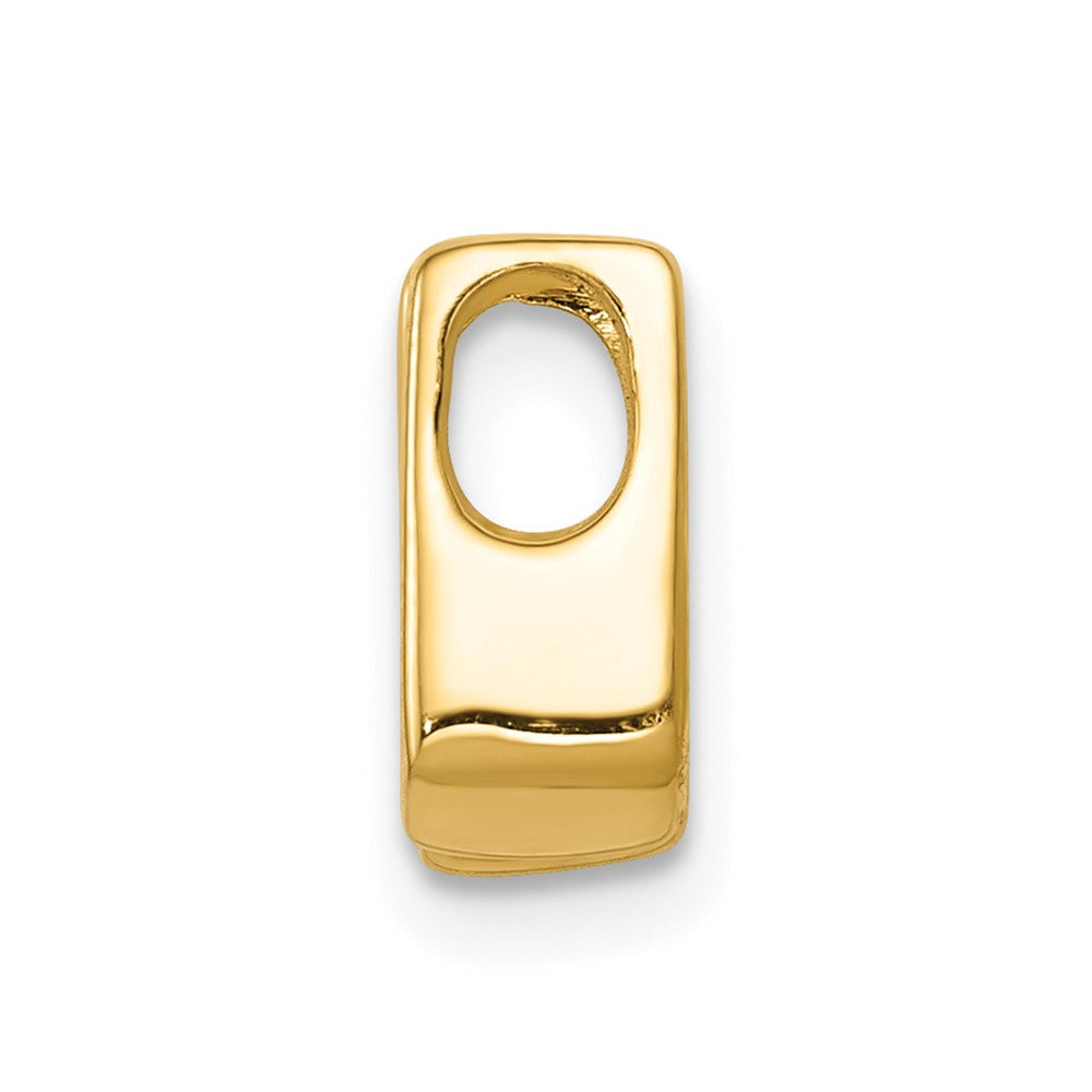 Gold Polished Diamond Slide Pendants