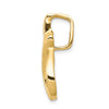 14k Peg-set AA Diamond Semi-Mount Slide Fits up to 6mm Regular/8mm Fancy or Reversible Omega