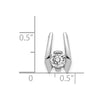 Gold Polished Diamond Slide Pendants