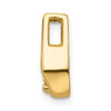 Gold Polished Diamond Slide Pendants