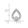 Gold Polished Diamond Slide Pendant Mountings