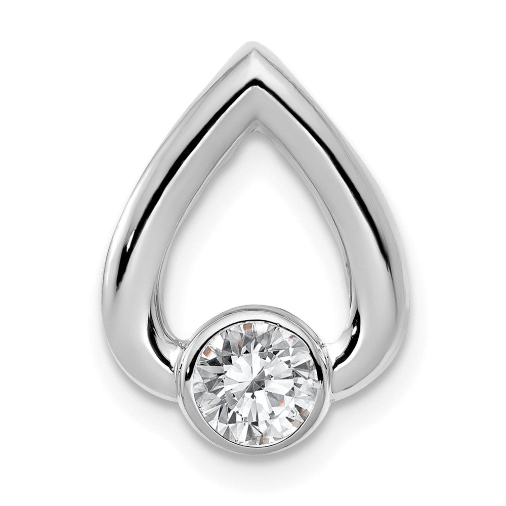 Gold Polished Diamond Slide Pendant Mountings