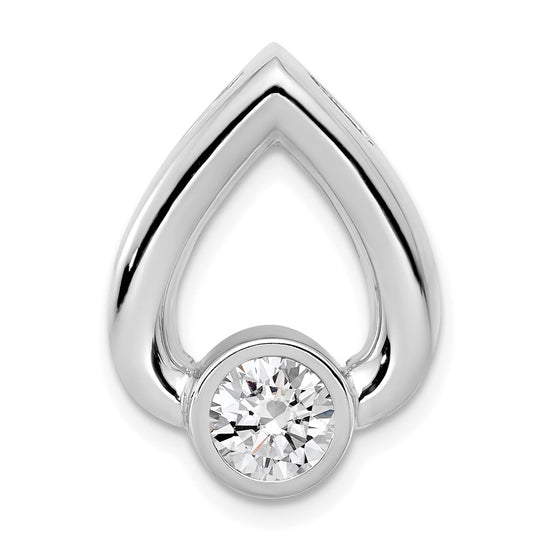Gold Polished Diamond Slide Pendant Mountings