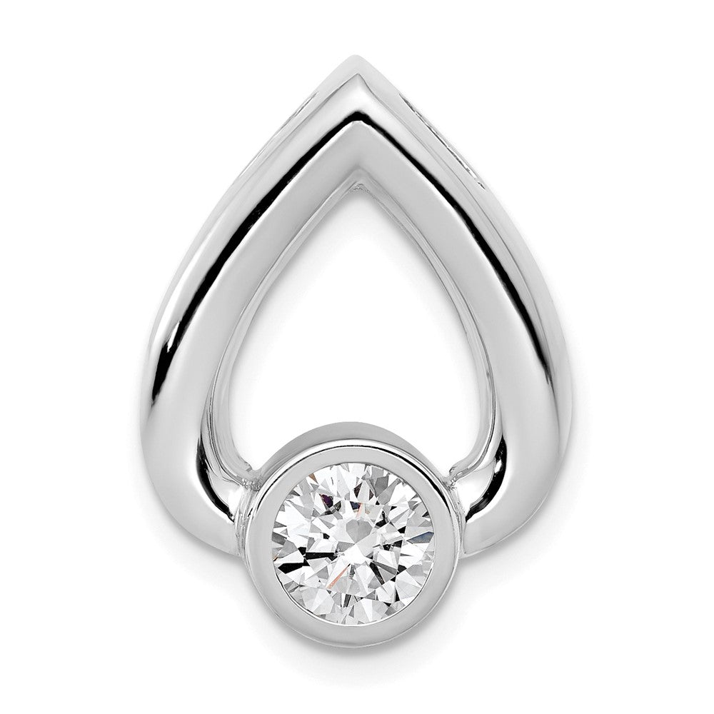 Gold Polished Diamond Slide Pendant Mountings