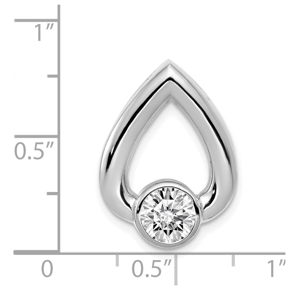 Gold Polished Diamond Slide Pendant Mountings