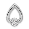 Gold Polished Diamond Slide Pendant Mountings