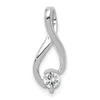 14k White Gold Holds 4.5mm Stone Fancy Slide Mounting Fits up to 2mm Regular/6mm Fancy or Reversible Omega