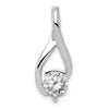 14k White Gold Holds 6.5mm Stone Fancy Slide Mounting Fits up to 3mm Regular/6mm Fancy or Reversible Omega