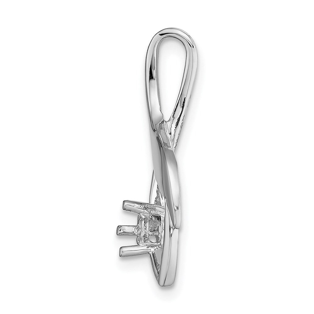 Gold Polished Diamond Slide Pendant Mountings