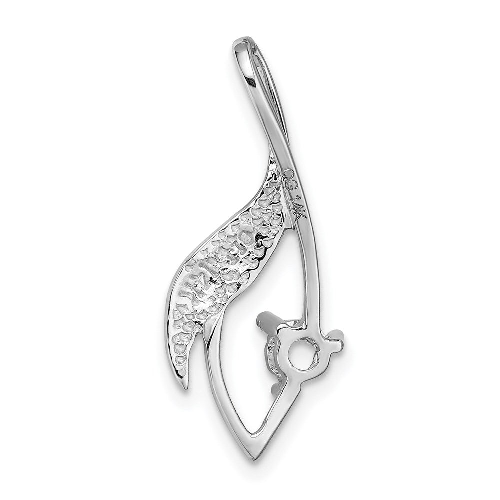 Gold Polished Diamond Slide Pendant Mountings