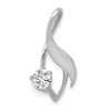 Gold Polished Diamond Slide Pendant Mountings