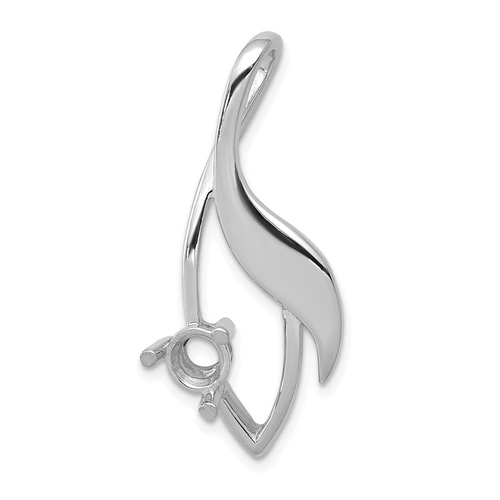 Gold Polished Diamond Slide Pendant Mountings
