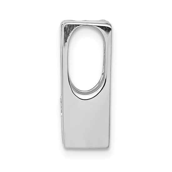 Gold Polished Diamond Slide Pendants