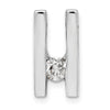 Gold Polished Diamond Slide Pendants