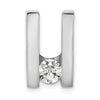 Gold Polished Diamond Slide Pendants