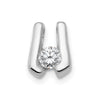 Gold Polished Diamond Slide Pendants