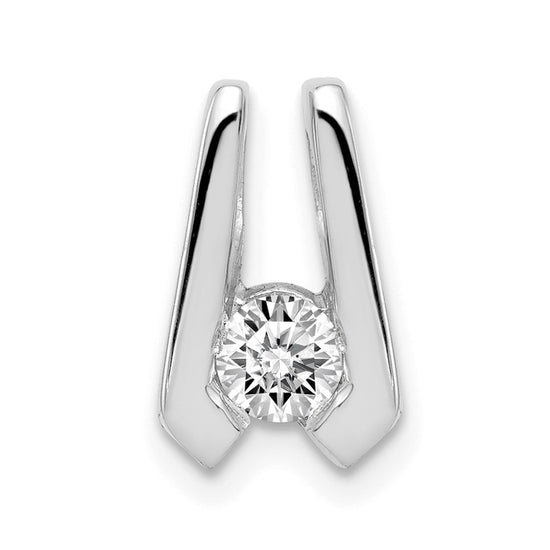 Gold Polished Diamond Slide Pendants