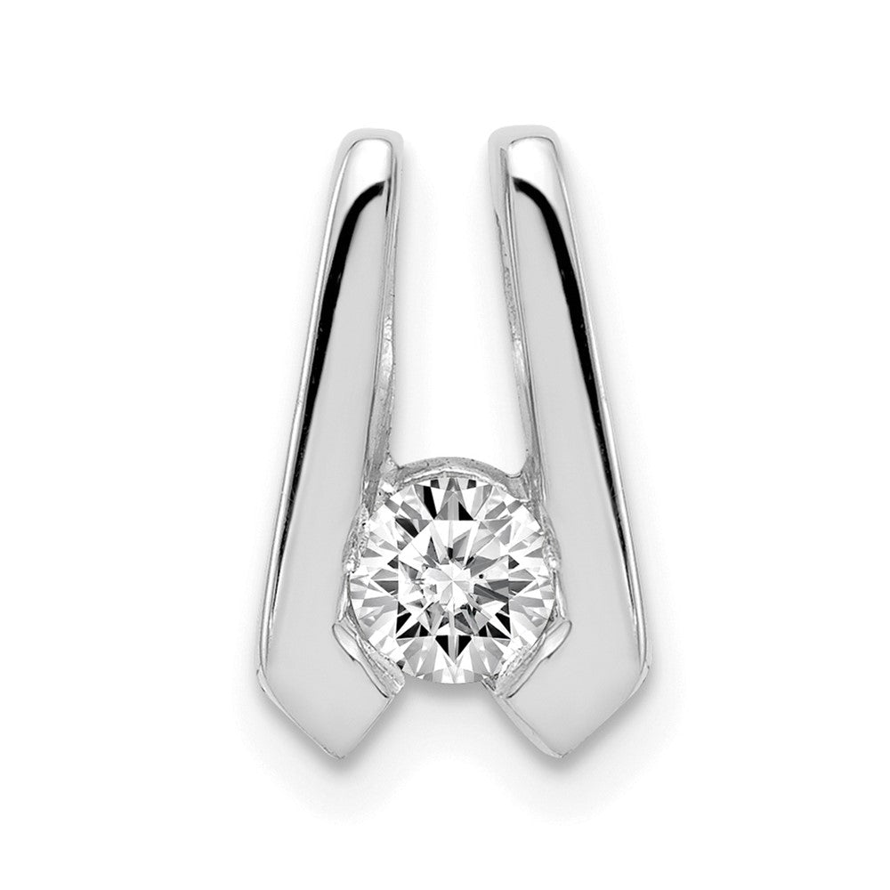Gold Polished Diamond Slide Pendants