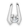 Gold Polished Diamond Slide Pendants