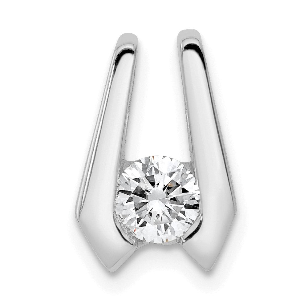 Gold Polished Diamond Slide Pendants