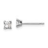 14k Princess-cut Diamond Stud Earrings