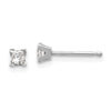 14k Princess-cut Diamond Stud Earrings