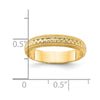 3mm Design Etched Wedding Band