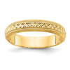 3mm Design Etched Wedding Band