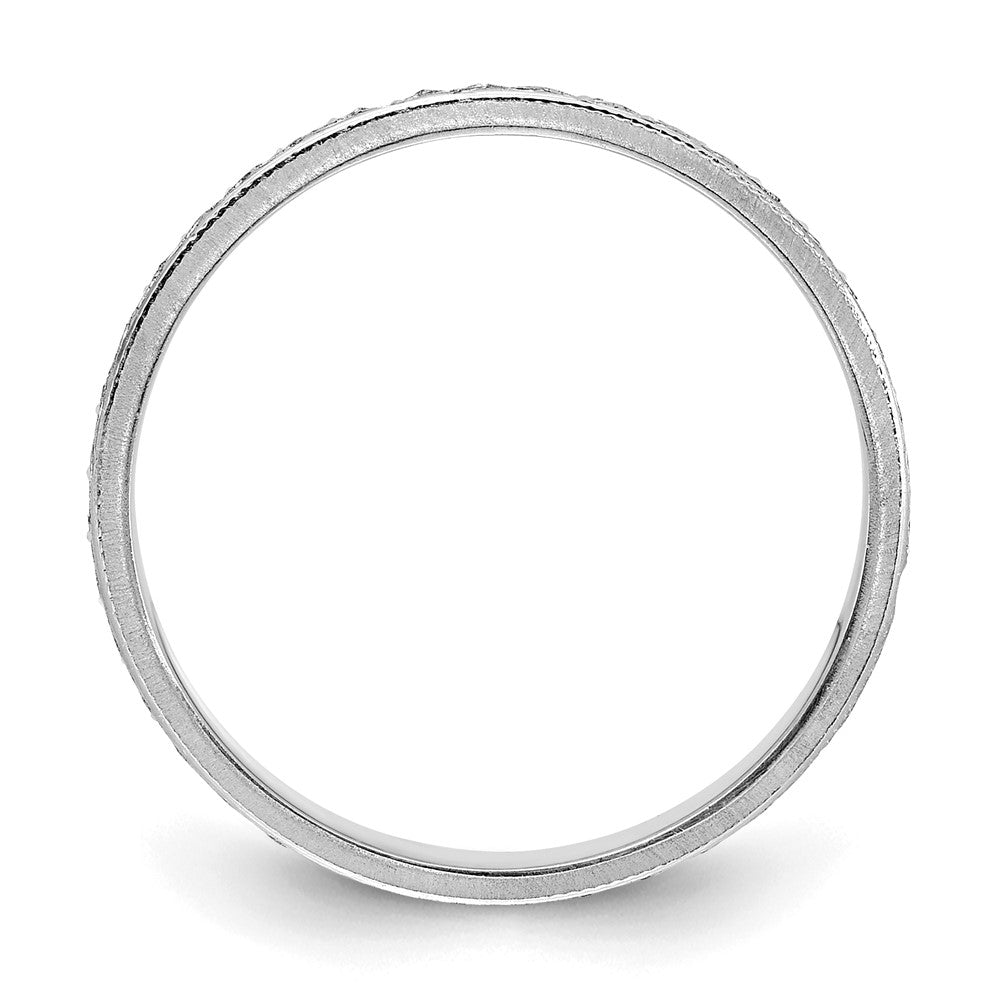 3mm Design Etched Wedding Band