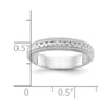 3mm Design Etched Wedding Band