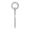 14k White Gold w/Enamel .027 Gauge Circular Engravable Disc