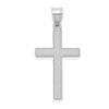 Gold Flat Etched Latin Cross Pendant