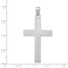 Gold Flat Etched Latin Cross Pendant