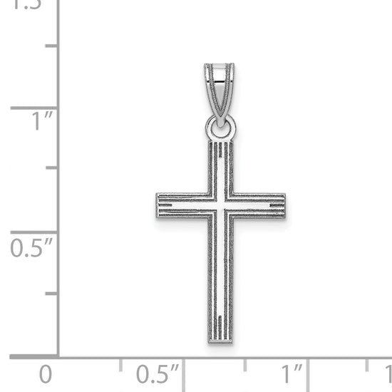 Gold Latin Cross Pendant