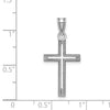 Gold Latin Cross Pendant