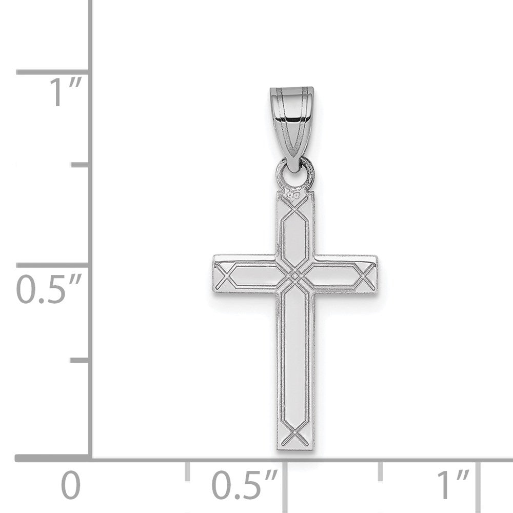 Gold Latin Cross Pendant