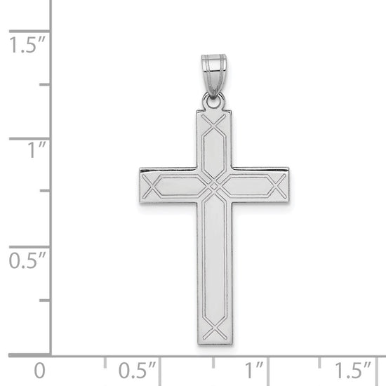Gold Latin Cross Pendant