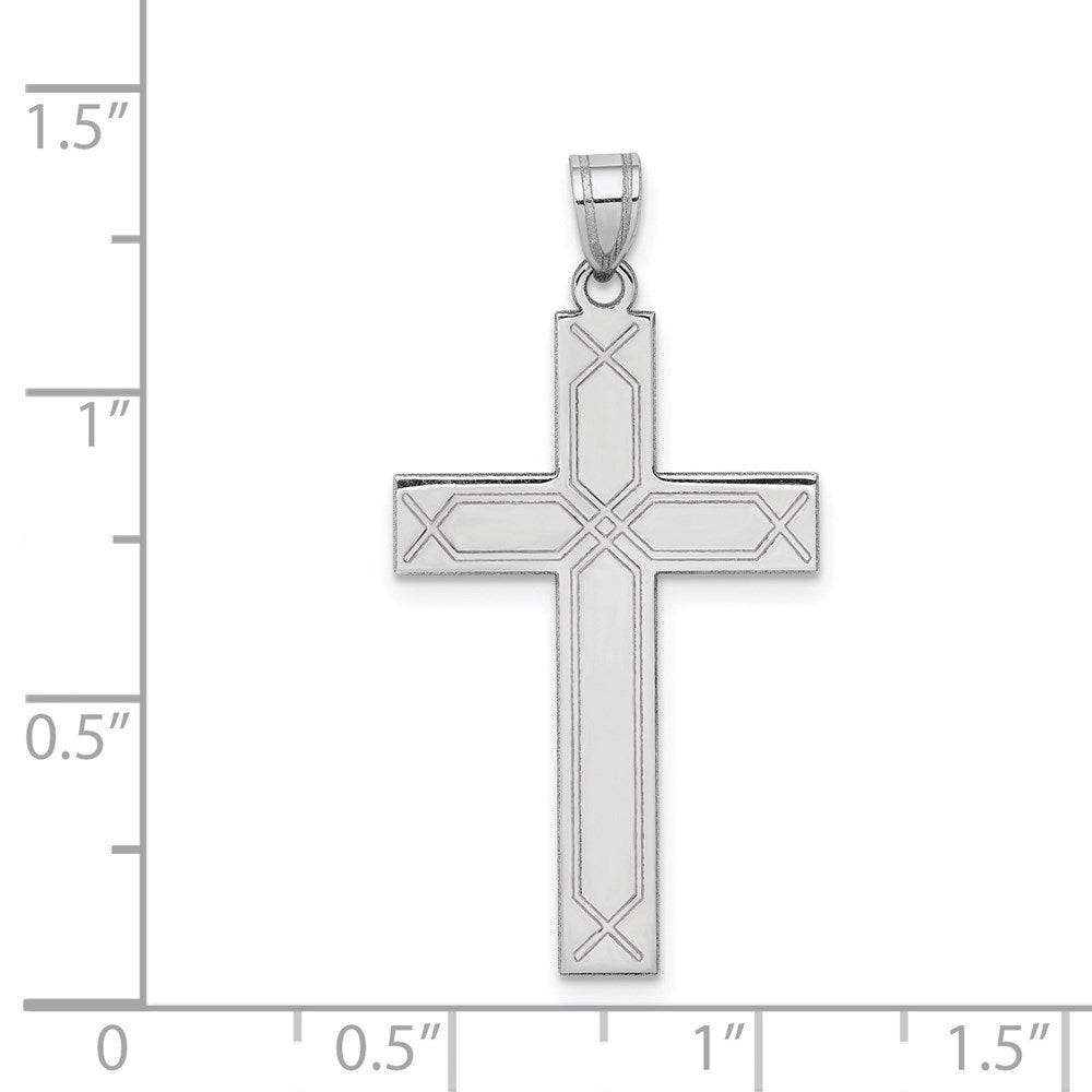 Gold Latin Cross Pendant