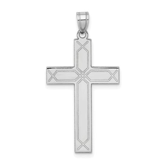 Gold Latin Cross Pendant