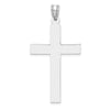 Gold Polished Flat Latin Cross Pendant