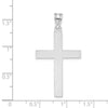 Gold Polished Flat Latin Cross Pendant