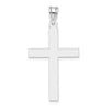 Gold Polished Flat Latin Cross Pendant