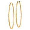14k 1.5x45mm Polished Round Endless Tube Hoop Earrings