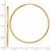 14k 1.5x45mm Polished Round Endless Tube Hoop Earrings