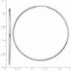 14k White Gold 1.5x51mm Polished Endless Tube Hoop Earrings