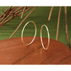 14k 1.2x30mm Polished Endless Tube Hoop Earrings