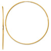 14k 1.2x60mm Polished Endless Tube Hoop Earrings