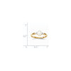 14k 6mm White Freshwater Cultured Pearl and Diamond Ring